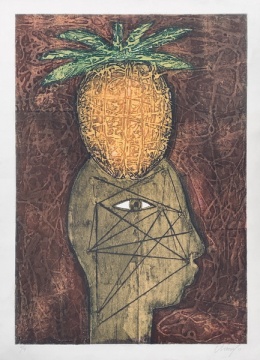 Head with Pineapple