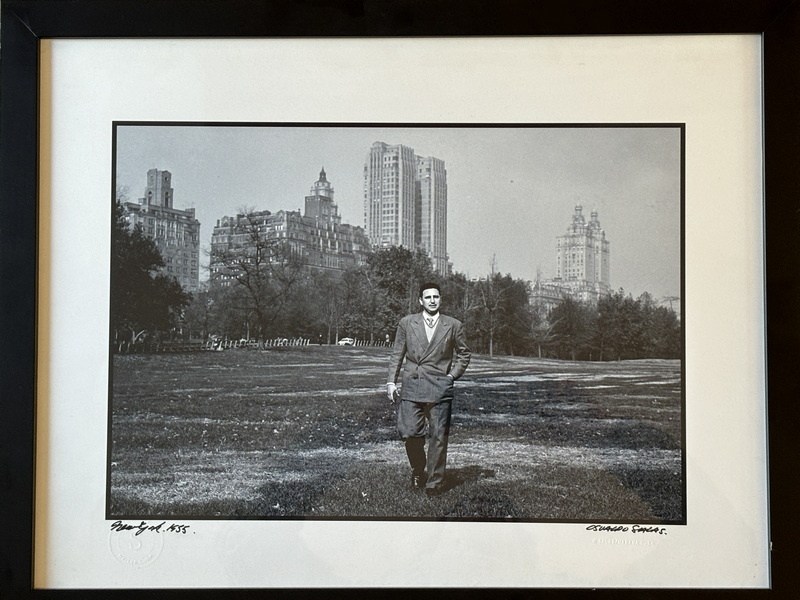 Fidel in Central Park NYC 1955